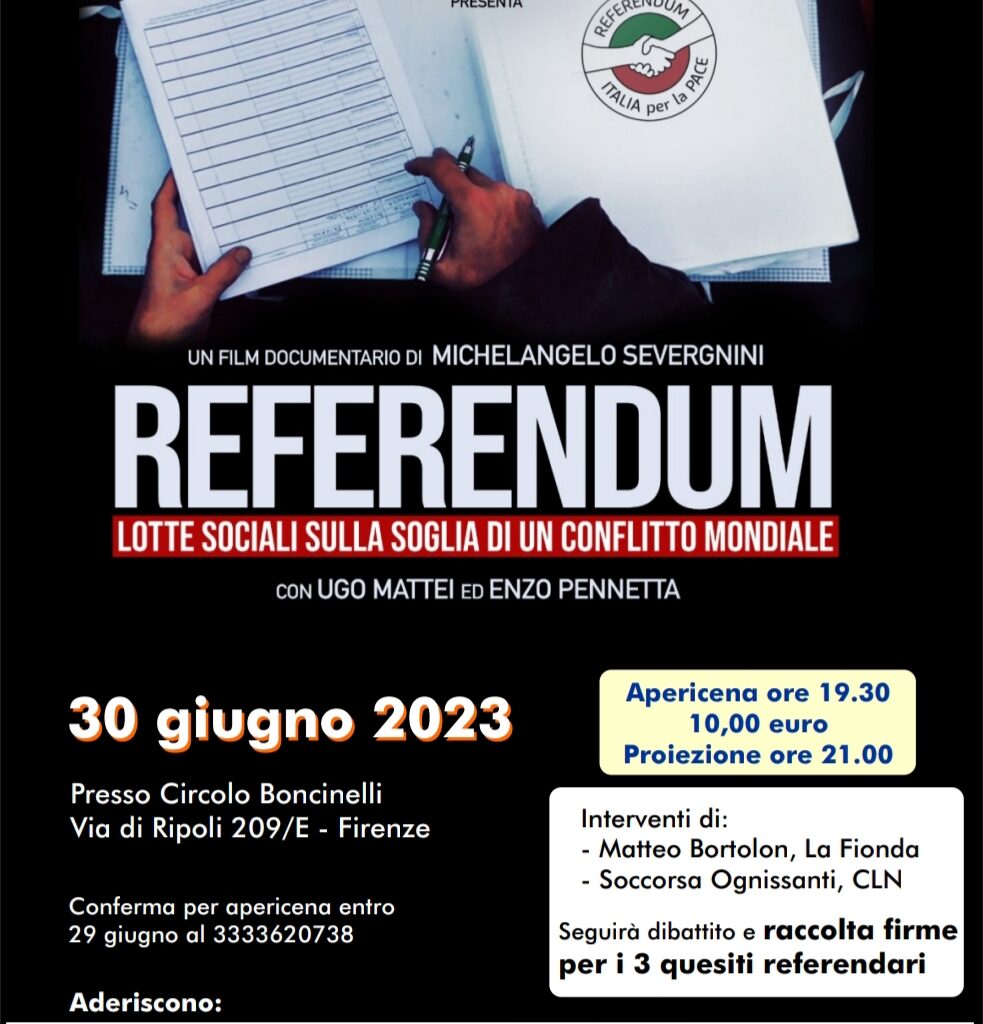 proiezione Referendum