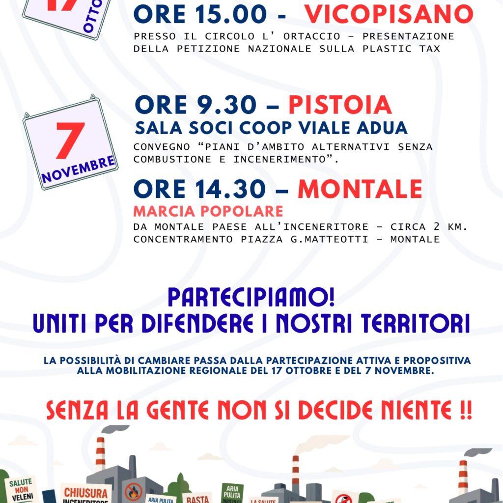 no ossicombustore di Peccioli e inceneritore di Montale 1